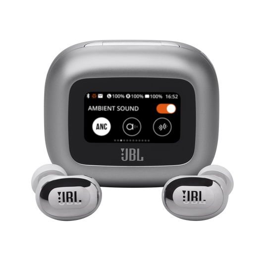 JBL Live Buds 3 - Silver - True wireless Noise Cancelling bud-type earbuds - Hero